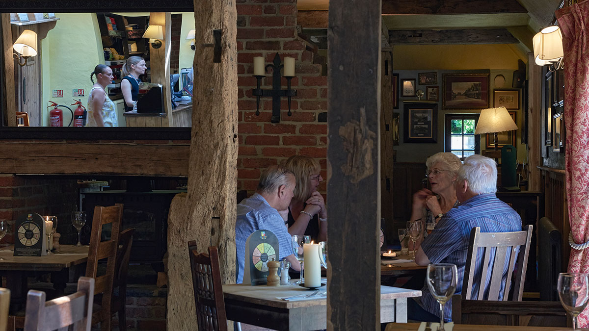 Goffs Manor interior restaurant