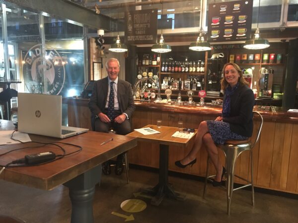 Mark Woodhouse and Lucinda Gray virtually hosting last year’s awards