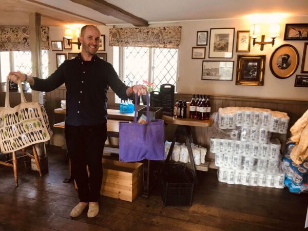 Tristan Weaver, owner of The Fox Inn